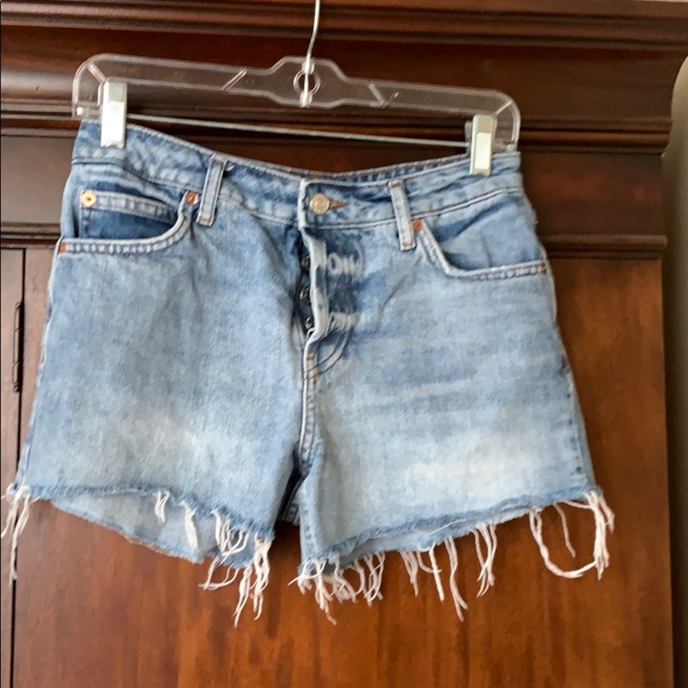Topshop denim shorts